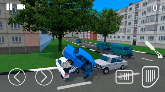 Screenshot Russian Car Crash Simulator Mod APK