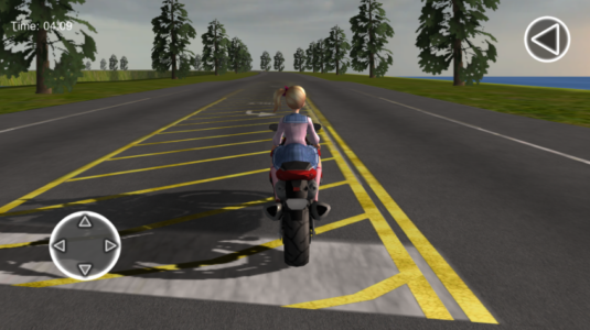 Screenshot Motorcycle Girl Mod APK