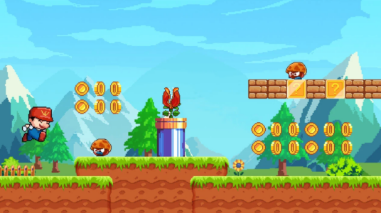 Screenshot Super Mano Run Adventure Mod APK