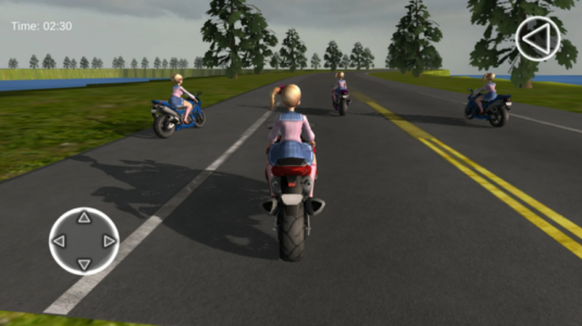 Screenshot Motorcycle Girl Mod APK