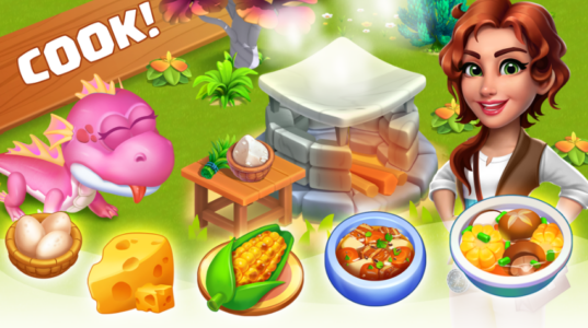 Screenshot Dragon Farm: Island Adventure Mod APK