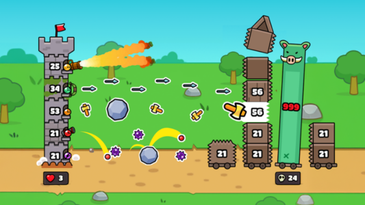 Screenshot Block Clash - TD Mod APK