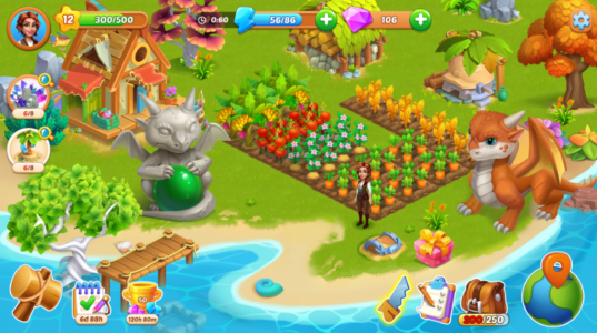 Screenshot Dragon Farm: Island Adventure Mod APK