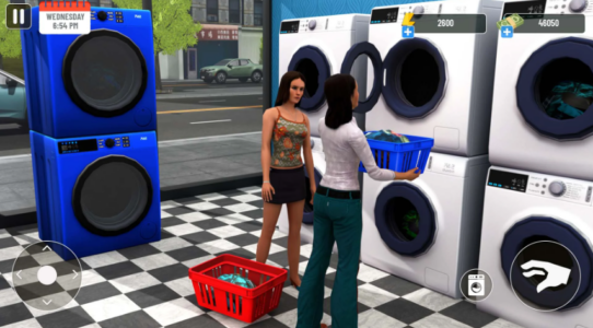 Screenshot Laundry Store Cloth Simulator Mod APK