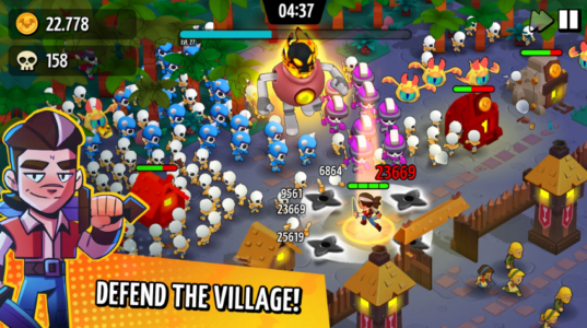 Screenshot Vampirio: Defend & Survive Mod APK