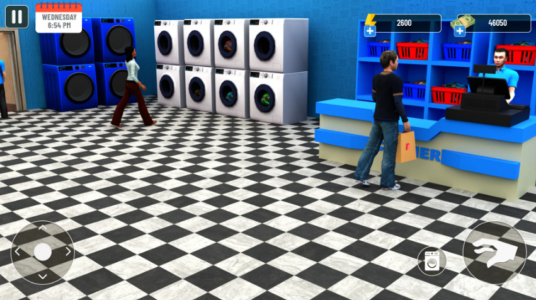 Screenshot Laundry Store Cloth Simulator Mod APK