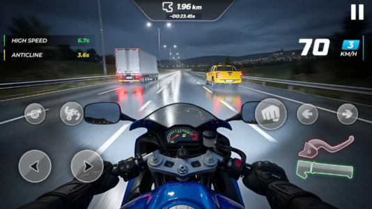 Screenshot Motor Speed Traffic 3D Mod APK
