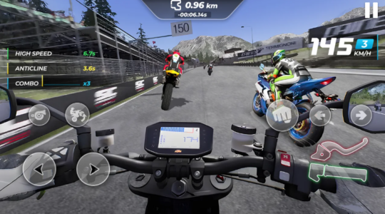 Screenshot Motor Speed Traffic 3D Mod APK