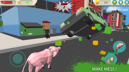 Screenshot Crazy Pig Simulator Mod APK