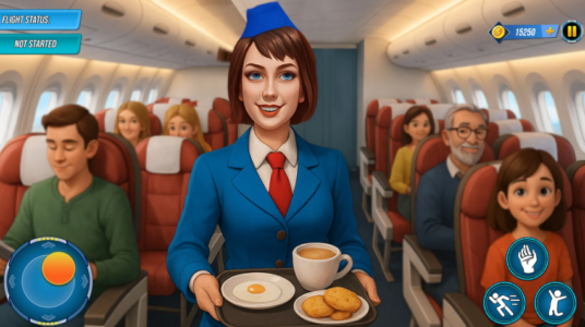 Screenshot Air Crew Flying Simulator 3D Mod APK