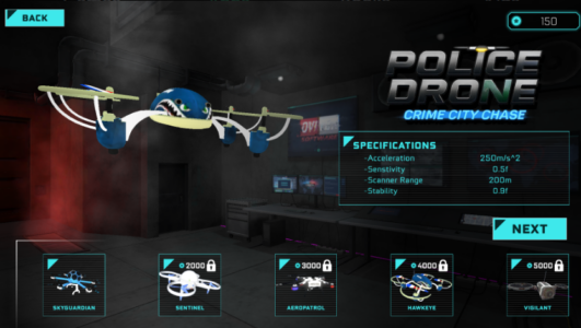 Screenshot Police Drone Crime City Chase Mod APK