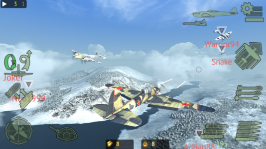 Screenshot Warplanes: Online Combat Mod APK