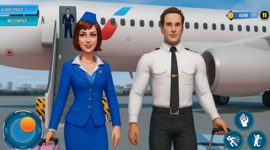 Screenshot Air Crew Flying Simulator 3D Mod APK