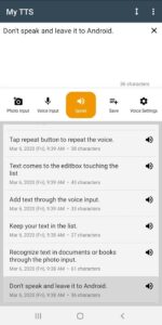 Screenshot My TTS: Text-to-Speech Mod APK