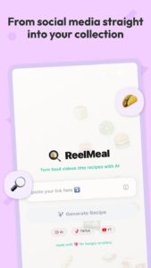Screenshot ReelMeal AI – Viral Recipes AI Mod APK