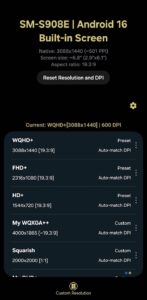 Screenshot Pixels: Resolution+DPI Changer Mod APK