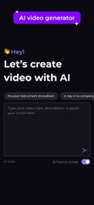 Screenshot AI Video Maker – Renderforest Mod APK