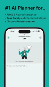 Screenshot neurolist: AI Planner for ADHD Mod APK