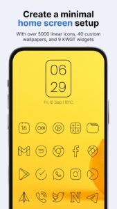 Screenshot Vera Outline Black: Icon Pack Mod APK