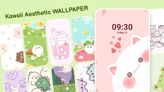 Screenshot Kawaii Aesthetic Wallpaper Mod APK