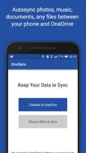 Screenshot OneSync: Autosync for OneDrive Mod APK