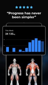 Screenshot Lyfta: Gym Log Workout Tracker Mod APK