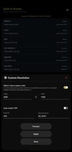 Screenshot Pixels: Resolution+DPI Changer Mod APK