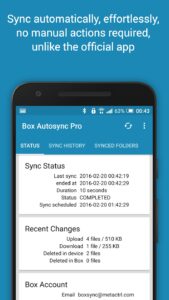 Screenshot Autosync for Box – BoxSync Mod APK