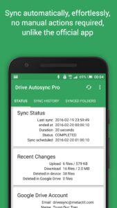 Screenshot DriveSync – Autosync for Google Drive Mod APK