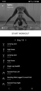Screenshot Splits. Stretching in 30 Days Mod APK