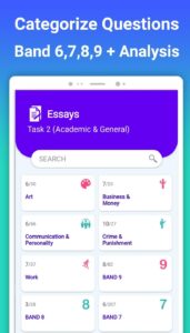 Screenshot IELTS Writing Mod APK
