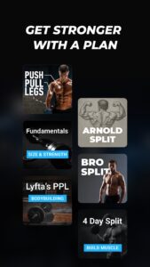 Screenshot Lyfta: Gym Log Workout Tracker Mod APK