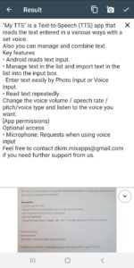 Screenshot My TTS: Text-to-Speech Mod APK