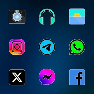 Screenshot FluOxigen – Icon Pack Mod APK