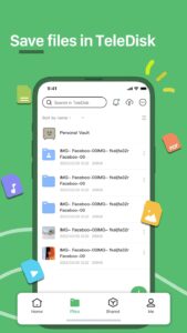 Screenshot TeleDisk: Cloud Storage Mod APK