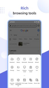 Screenshot Lemur Browser – Extensions Mod APK