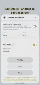 Screenshot Pixels: Resolution+DPI Changer Mod APK