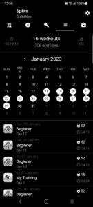 Screenshot Splits. Stretching in 30 Days Mod APK