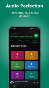 Screenshot eTube - MP3 Music Player Mod APK