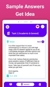 Screenshot IELTS Writing Mod APK