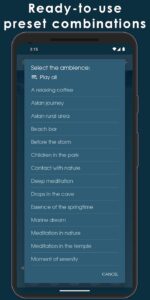 Screenshot Ambience: Sleep Sounds Mod APK