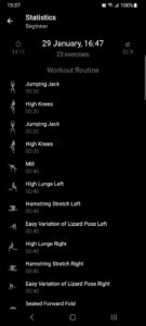 Screenshot Splits. Stretching in 30 Days Mod APK