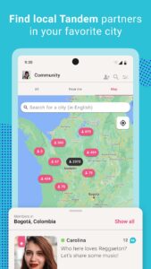 Screenshot Tandem: Language Exchange Mod APK
