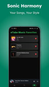 Screenshot eTube - MP3 Music Player Mod APK