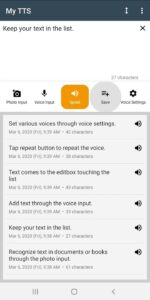 Screenshot My TTS: Text-to-Speech Mod APK