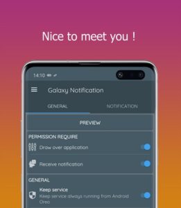 Screenshot Galaxy Notification Dynamic Mod APK