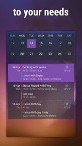 Screenshot Event Flow Calendar Widget Mod APK