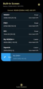 Screenshot Pixels: Resolution+DPI Changer Mod APK