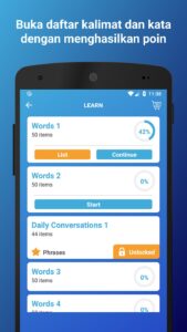 Screenshot Tobo: Learn German Words Mod APK