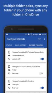 Screenshot OneSync: Autosync for OneDrive Mod APK